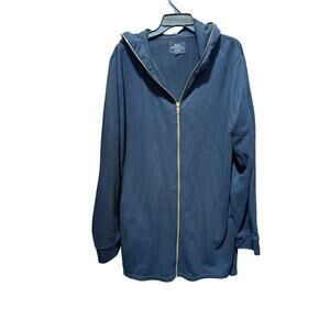 Jaywalker Long Length Full Zip Hooded Sweatshirt Unisex Size XL